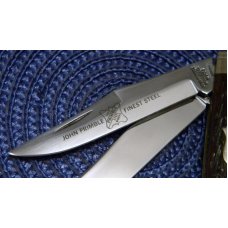 John Primble India Steel Works 1989 Bone 5137 Trapper Knife - NIB John Primble India Steel Works 1989 Bone 5137 Trapper Knife - NIB