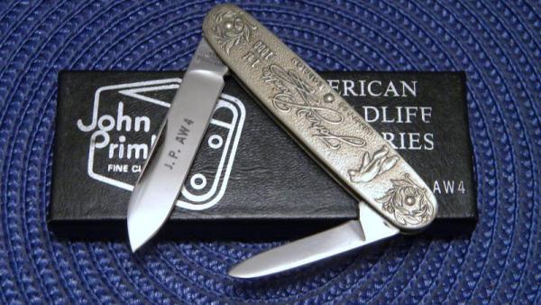 John Primble Belknap Inc. USA J-P-AW4 American Wildlife Series Knife - NIB John Primble Belknap Inc. USA J-P-AW4 American Wildlife Series Knife - NIB