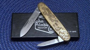 John Primble Belknap Inc. USA J-P-AW2 American Wildlife Series Knife - NIB