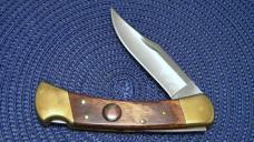 Buck 110 USA Chuck Buck Signed Folding Hunter Lockback Knife c.2003 - NIB