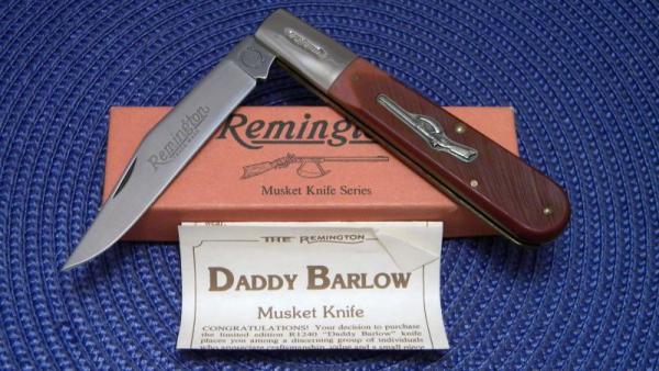 Remington Musket-1 R1240 Delrin Daddy Barlow Knife - NIB Remington Musket-1 R1240 Delrin Daddy Barlow Knife - NIB