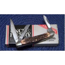 Schrade + USA 807UH Uncle Henry Staglon J.R. Stockman Knife - NIB Schrade + USA 807UH Uncle Henry Staglon J.R. Stockman Knife - NIB