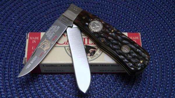 Camillus New York USA Bone CKKC NKCA 1999 Mini Trapper Knife - NIB Camillus New York USA Bone CKKC NKCA 1999 Mini Trapper Knife - NIB
