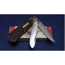 Camillus New York USA Bone CKKC NKCA 1999 Mini Trapper Knife - NIB Camillus New York USA Bone CKKC NKCA 1999 Mini Trapper Knife - NIB