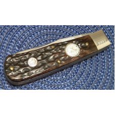 Camillus New York USA Bone CKKC NKCA 1999 Mini Trapper Knife - NIB Camillus New York USA Bone CKKC NKCA 1999 Mini Trapper Knife - NIB