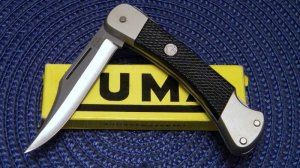 Puma Germany Stainless 260 Black Folding Lockback Knife - NIB c.1990