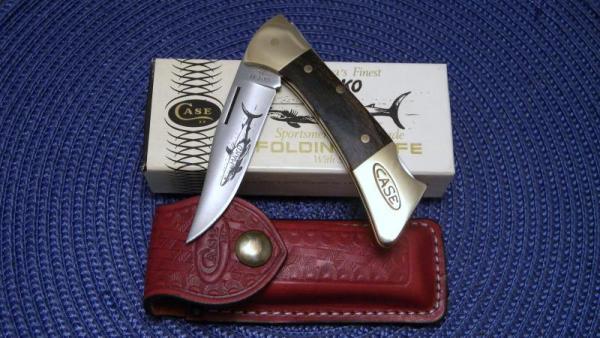 Case XX SS USA 8 Dot (1982) Wood P158-LSSP Mako Lockback Knife - NIB Case XX SS USA 8 Dot (1982) Wood P158-LSSP Mako Lockback Knife - NIB