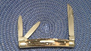 Kane Cutlery Co. Kane, PA (Germany) Stag Congress Whittler Knife - C.1990's