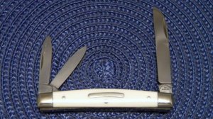 Kane Cutlery Co. Kane, PA (Germany) Ivory Congress Whittler Knife - C.1990's