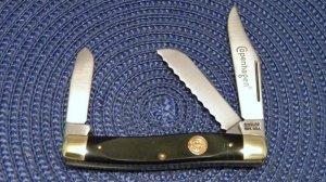 Schrade Cope USA Green Delrin Large Stockman Knife