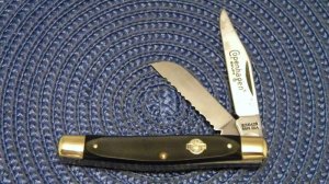 Schrade Cope USA Delrin Copenhagen 2 Blade Stockman Knife
