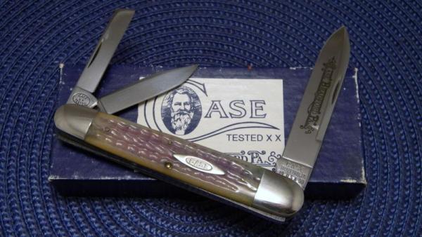 Case Classic 1990 Bone 6391 Large Whittler Knife - NIB Case Classic 1990 Bone 6391 Large Whittler Knife - NIB