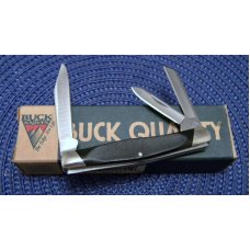 Buck 310 USA Black Saw Cut Delrin Whittler Knife c.1999 - NIB