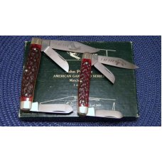 John Primble American Game Bird Series Set Bone 403B & 404B Stockman Knives - NIB John Primble American Game Bird Series Set Bone 403B & 404B Stockman Knives - NIB