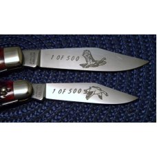 John Primble American Game Bird Series Set Bone 403B & 404B Stockman Knives - NIB John Primble American Game Bird Series Set Bone 403B & 404B Stockman Knives - NIB