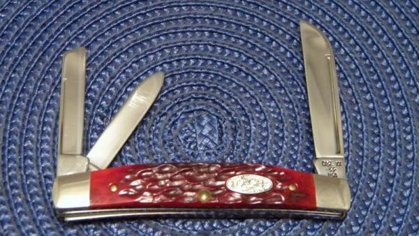 Case XX SS USA 3 Dot (1987) Red Bone R63052 SSP Congress Whittler Knife Case XX SS USA 3 Dot (1987) Red Bone R63052 SSP Congress Whittler Knife