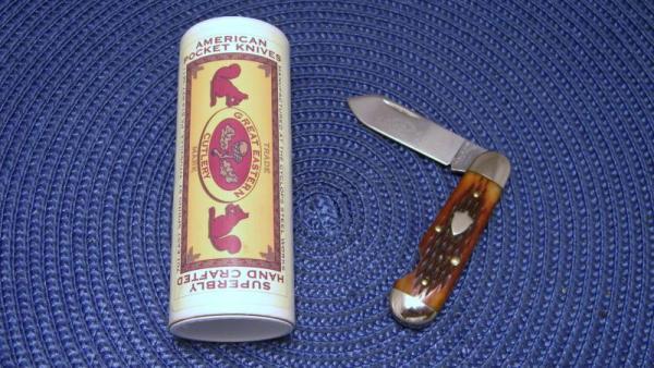 Great Eastern Cutlery Titusville, PA 2010 Desert Sand Jig Bone 252110 EOJ Easy Open Jack Knife Great Eastern Cutlery Titusville, PA 2010 Desert Sand Jig Bone 252110 EOJ Easy Open Jack Knife