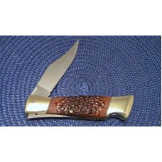 Camillus NY USA # 11AP American Wildlife Lockback Knife & Leather Pouch - NIB Camillus NY USA # 11AP American Wildlife Lockback Knife & Leather Pouch - NIB