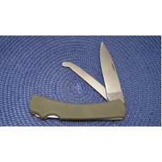 Western USA Stainless WR262D Dual Lockback Knife & Pouch - NIB