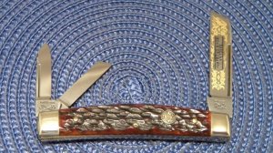 Battle Axe Brand Hickey & Shouse Germany Bone Congress Whittler Knife