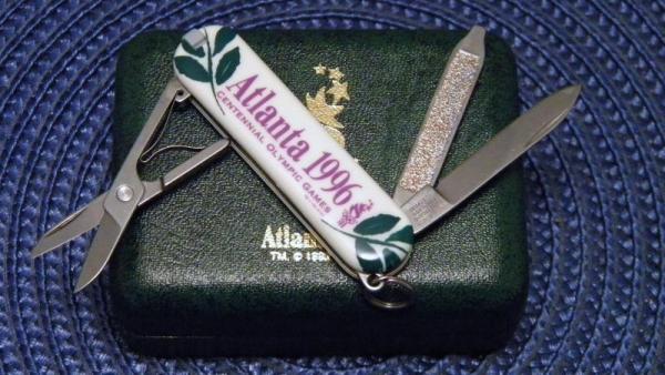 Victorinox Switzerland Stainless Rostfrei Atlanta 1996 Olympic Games Swiss Army Type Knife - NIB Victorinox Switzerland Stainless Rostfrei Atlanta 1996 Olympic Games Swiss Army Type Knife - NIB