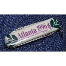Victorinox Switzerland Stainless Rostfrei Atlanta 1996 Olympic Games Swiss Army Type Knife - NIB Victorinox Switzerland Stainless Rostfrei Atlanta 1996 Olympic Games Swiss Army Type Knife - NIB