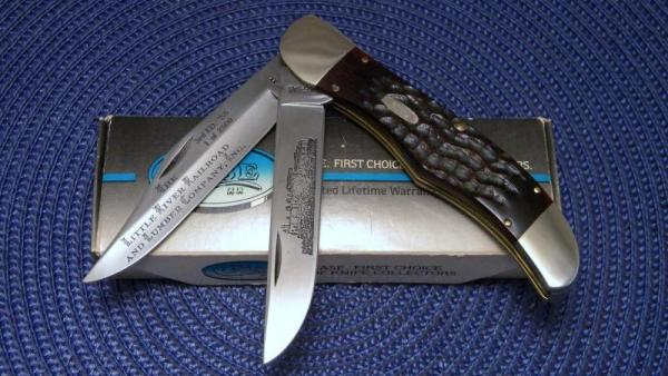 Case XX USA 3 Dot (1987) Wood 6265 SAB Folding Hunter Knife - NIB