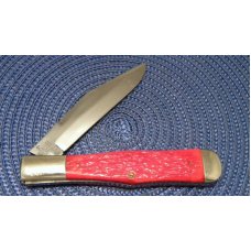 Case Classic 1991 Red Banana Bone 61050 SAB Coke Bottle Knife - NIB
