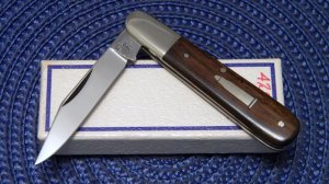 Hen & Rooster Bertram Germany CM-8 Wood Folding Pocket Knife - NIB