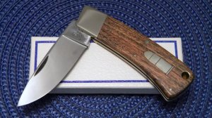 Hen & Rooster Bertram Germany CM-7 Wood Folding Pocket Knife - NIB