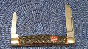 Kissing Crane Robt Klass Solingen Germany Bone Hand Forged Congress Knife c.1972