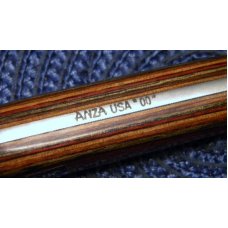Anza Knives Custom Made from a File Model NK Wood Bird & Rabbit Fixed Blade Sheath Knife c.2000