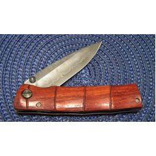 Mcusta Seki-Japan Exotic Wood MCU-MC74D Damascus Linerlock Knife & Pouch - NIB Mcusta Seki-Japan Exotic Wood MCU-MC74D Damascus Linerlock Knife & Pouch - NIB