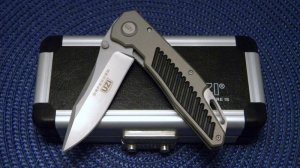 UZI Made in USA Defender Cryoedge High Carbon Stainless Linerlock Knife - NIB