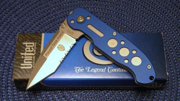 United Cutlery Solingen Germany CT0097PT 2002 UCC Colt Police Task Force Linerlock Knife - NIB United Cutlery Solingen Germany CT0097PT 2002 UCC Colt Police Task Force Linerlock Knife - NIB