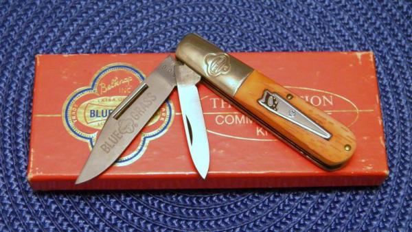 Belknap Inc. Louisville, KY BG-3 USA Third Edition Commemorative Blue Grass Barlow Knife - NIB Belknap Inc. Louisville, KY BG-3 USA Third Edition Commemorative Blue Grass Barlow Knife - NIB