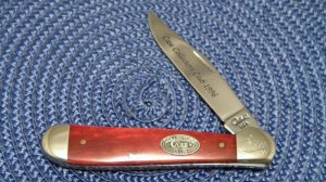 Case XX USA 4 Dot (1996) Bone 6149 SS Case Collectors Club Life Member Copperhead Knife