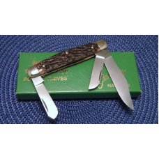 Boker Solingen Germany Tree Brand Classic Bone 7474B Stockman Knife c..1970's - NIB Boker Solingen Germany Tree Brand Classic Bone 7474B Stockman Knife c..1970's - NIB