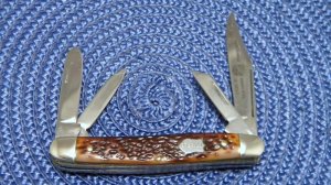 John Primble Belknap USA Delrin 4216-S 4 Blade Stockman Knife