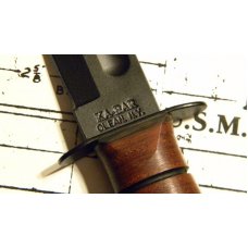 KA-BAR Olean, NY USA 1217 USMC Fighting Knife & Leather Sheath - NIB KA-BAR Olean, NY USA 1217 USMC Fighting Knife & Leather Sheath - NIB
