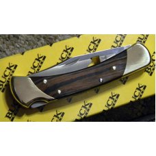 Buck 111 USA Wood Folding Hunter Lockback Knife c.2005 - NIB Buck 111 USA Wood Folding Hunter Lockback Knife c.2005 - NIB