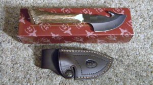 Muela MM Spain RUKO Whitetail-8S Stag Skinner Fixed Blade Sheath Knife - NIB