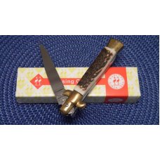 Kissing Crane KC46 Rostrei Made in Italy Stag Small Stiletto Knife - NIB Kissing Crane KC46 Rostrei Made in Italy Stag Small Stiletto Knife - NIB
