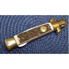 Kissing Crane KC46 Rostrei Made in Italy Stag Small Stiletto Knife - NIB Kissing Crane KC46 Rostrei Made in Italy Stag Small Stiletto Knife - NIB