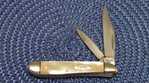 Case XX USA 1 Dot (1979) Customized Abalone Pearl 6220 Fileworked Peanut Knife