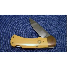Puma Germany Stainless Micarta 715 4 Star Lockback Knife c.1986 - NIB Puma Germany Stainless Micarta 715 4 Star Lockback Knife c.1986 - NIB