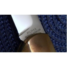 Puma Germany Stainless Micarta 715 4 Star Lockback Knife c.1986 - NIB Puma Germany Stainless Micarta 715 4 Star Lockback Knife c.1986 - NIB