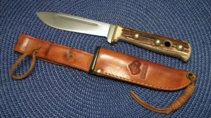 Puma Germany Stag 6398 Puma Hunter's Friend Sheath Knife c.1966