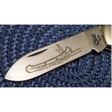 Case XX USA 3 Dot (1997) Bone 62131 CV Canoe Knife - NIB Case XX USA 3 Dot (1997) Bone 62131 CV Canoe Knife - NIB