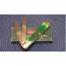 Case XX USA 2003 Green Bone 6254 SS Case Christmas 2002 Trapper Knife - NIB Case XX USA 2003 Green Bone 6254 SS Case Christmas 2002 Trapper Knife - NIB